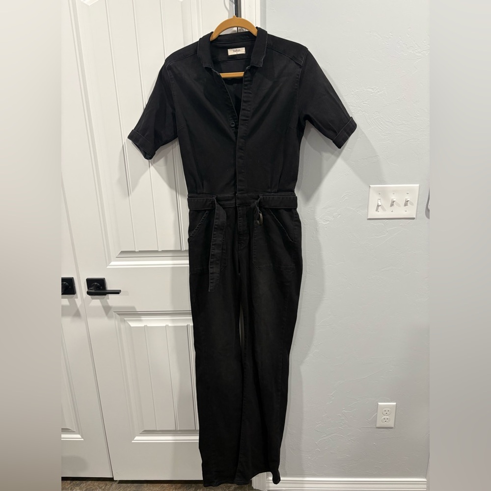 ba&sh Charcoal Button-Up Top